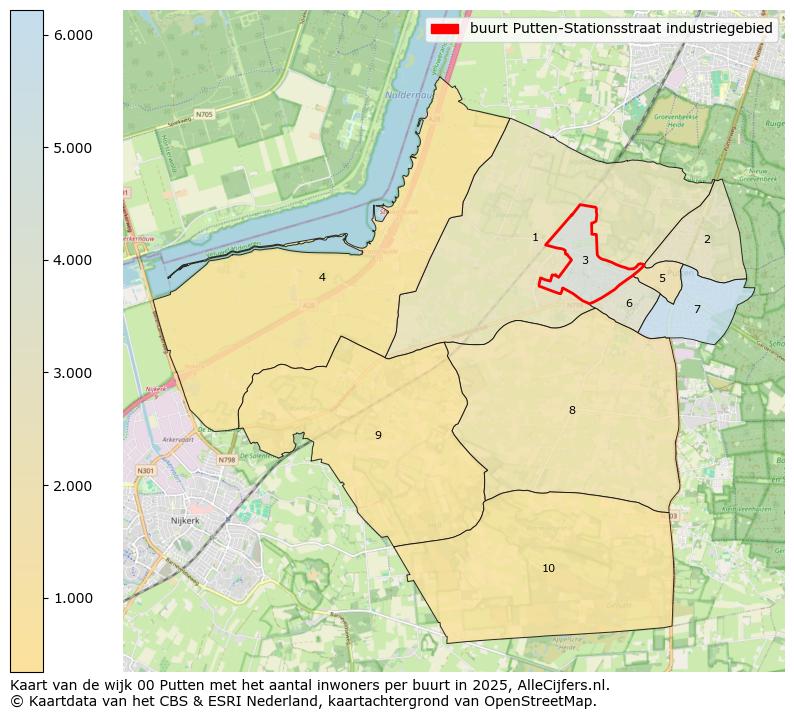 Afbeelding van de buurt Putten-Stationsstraat industriegebied op de kaart.