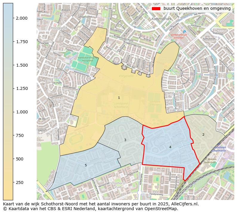 Afbeelding van de buurt Queekhoven en omgeving op de kaart.