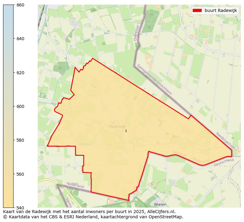Afbeelding van de buurt Radewijk op de kaart.