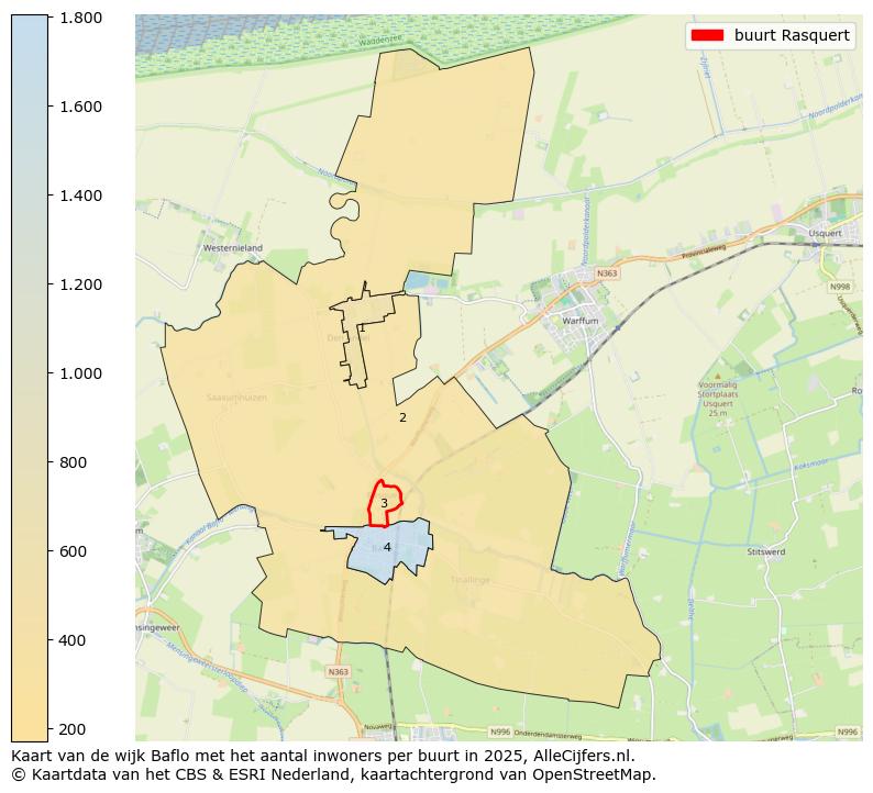Afbeelding van de buurt Rasquert op de kaart.