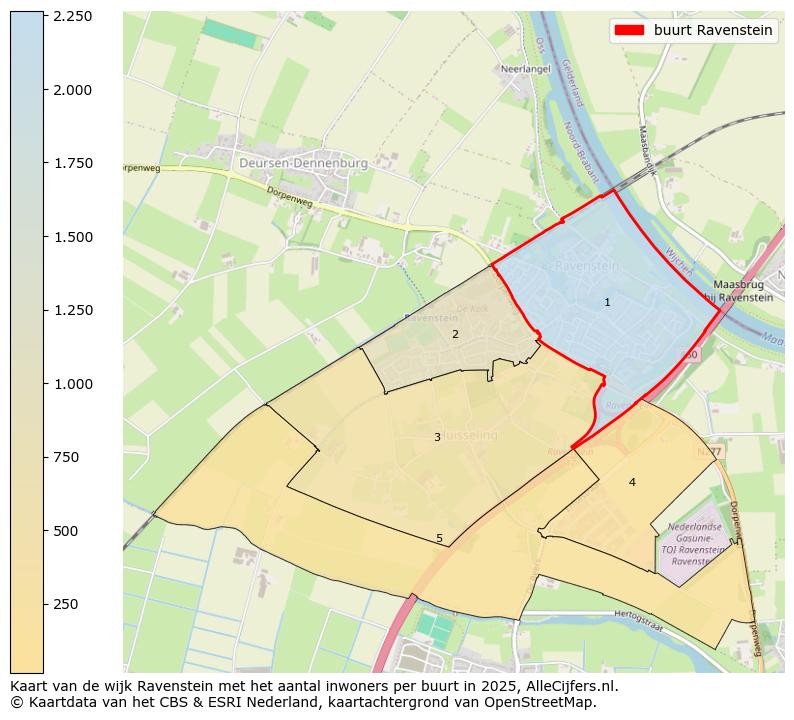 Afbeelding van de buurt Ravenstein op de kaart.