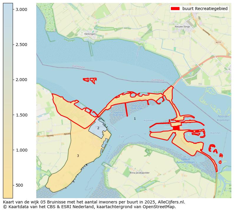 Afbeelding van de buurt Recreatiegebied op de kaart.