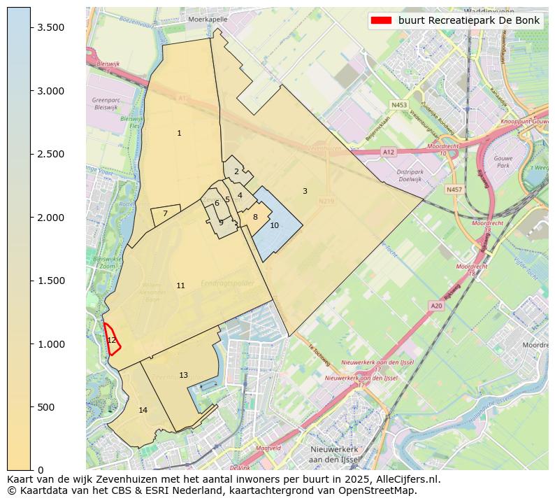 Afbeelding van de buurt Recreatiepark De Bonk op de kaart.