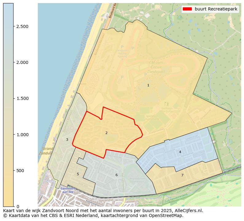 Afbeelding van de buurt Recreatiepark op de kaart.