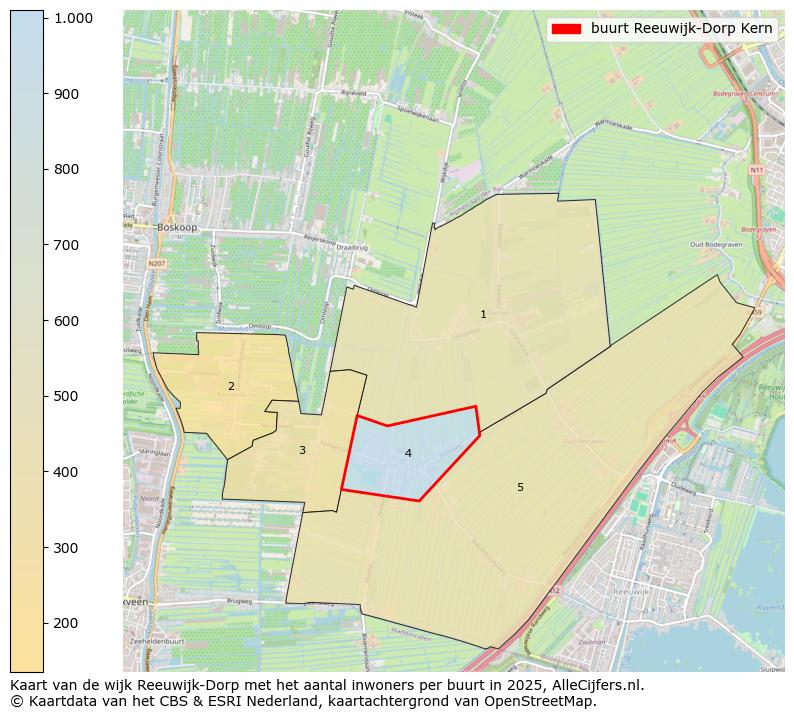 Afbeelding van de buurt Reeuwijk-Dorp Kern op de kaart.