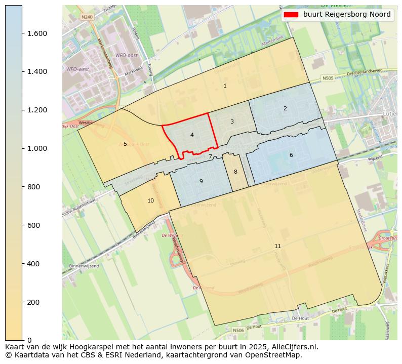 Afbeelding van de buurt Reigersborg Noord op de kaart.