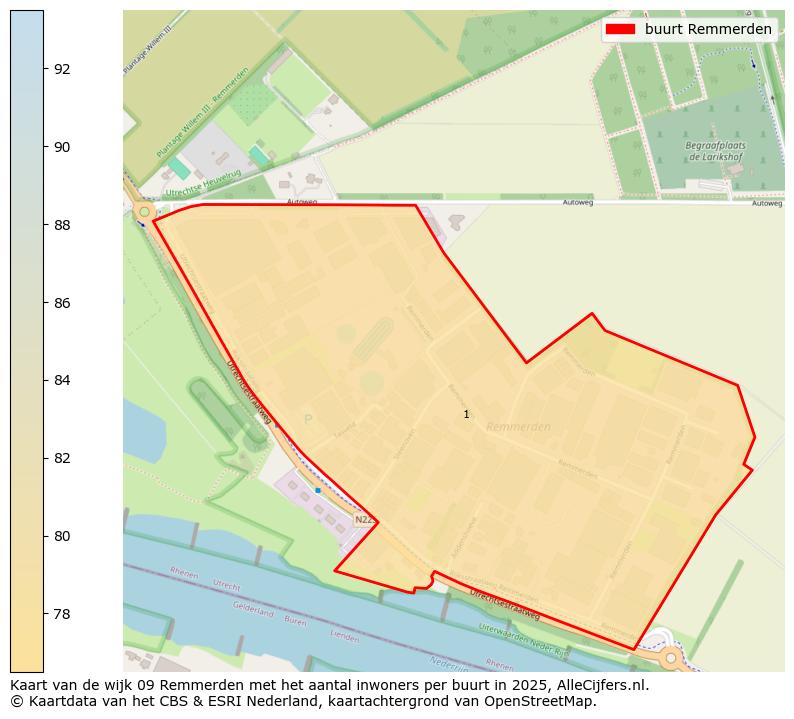 Afbeelding van de buurt Remmerden op de kaart.