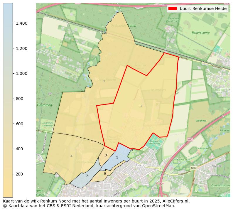 Afbeelding van de buurt Renkumse Heide op de kaart.