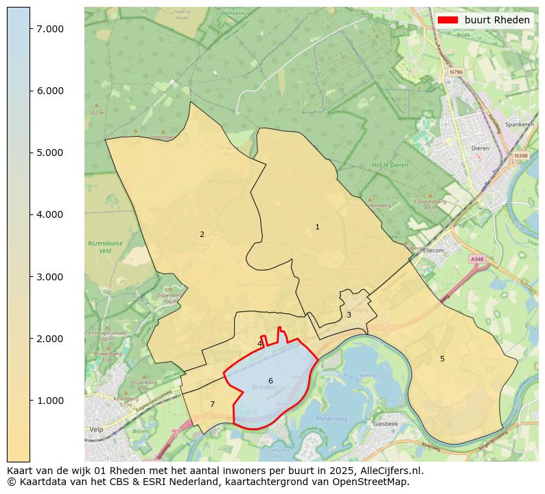 Afbeelding van de buurt Rheden op de kaart.