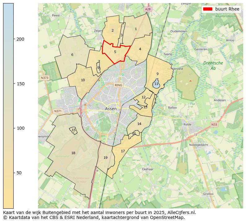 Afbeelding van de buurt Rhee op de kaart.