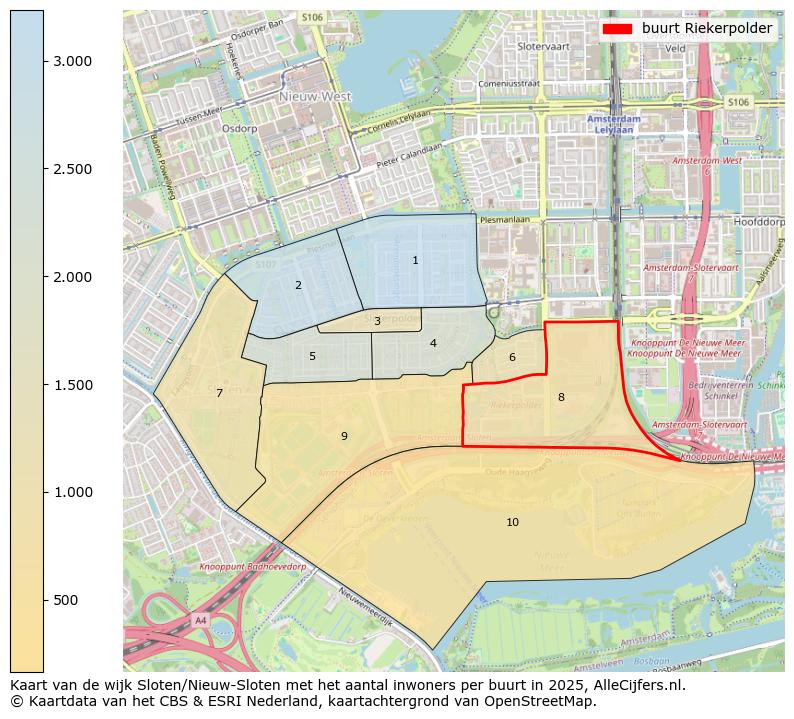 Afbeelding van de buurt Riekerpolder op de kaart.