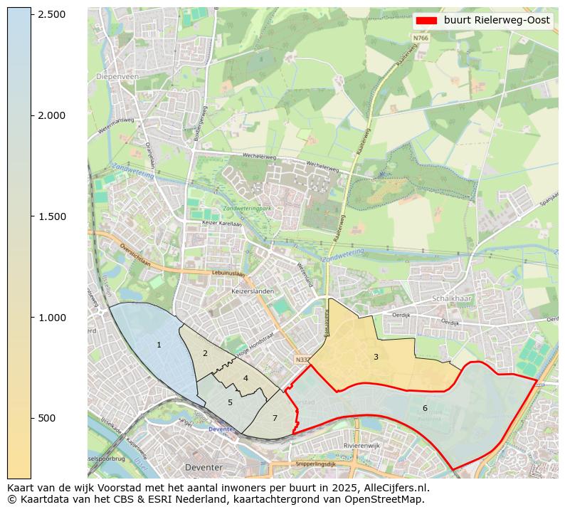 Afbeelding van de buurt Rielerweg-Oost op de kaart.