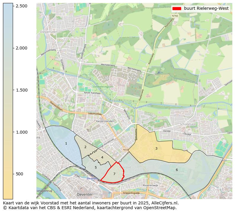 Afbeelding van de buurt Rielerweg-West op de kaart.