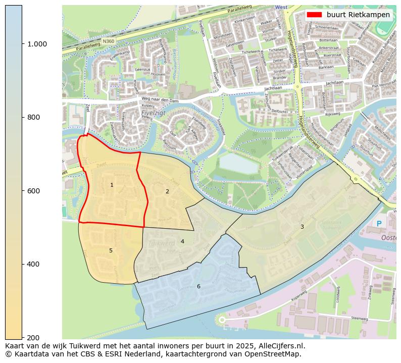 Afbeelding van de buurt Rietkampen op de kaart.