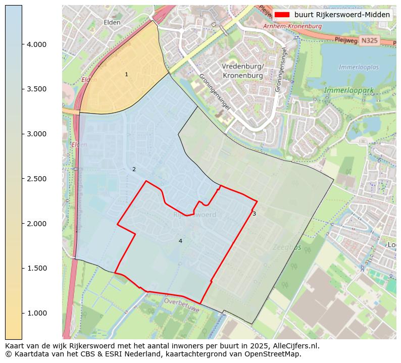 Afbeelding van de buurt Rijkerswoerd-Midden op de kaart.