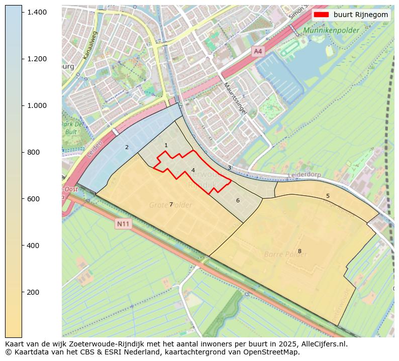 Afbeelding van de buurt Rijnegom op de kaart.