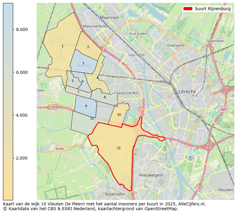 Afbeelding van de buurt Rijnenburg op de kaart.