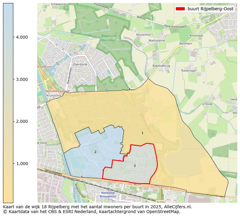 Afbeelding van de buurt Rijpelberg-Oost op de kaart.