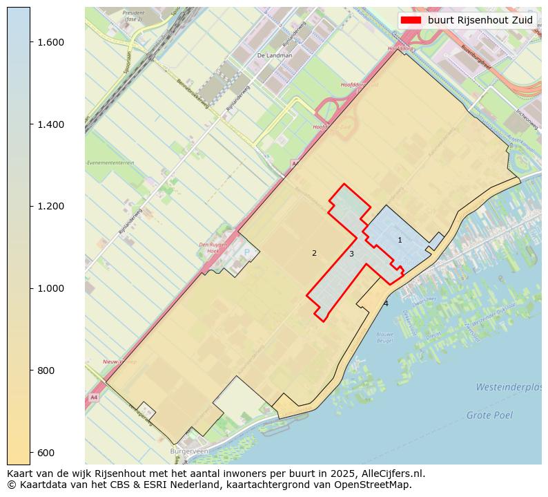 Afbeelding van de buurt Rijsenhout Zuid op de kaart.