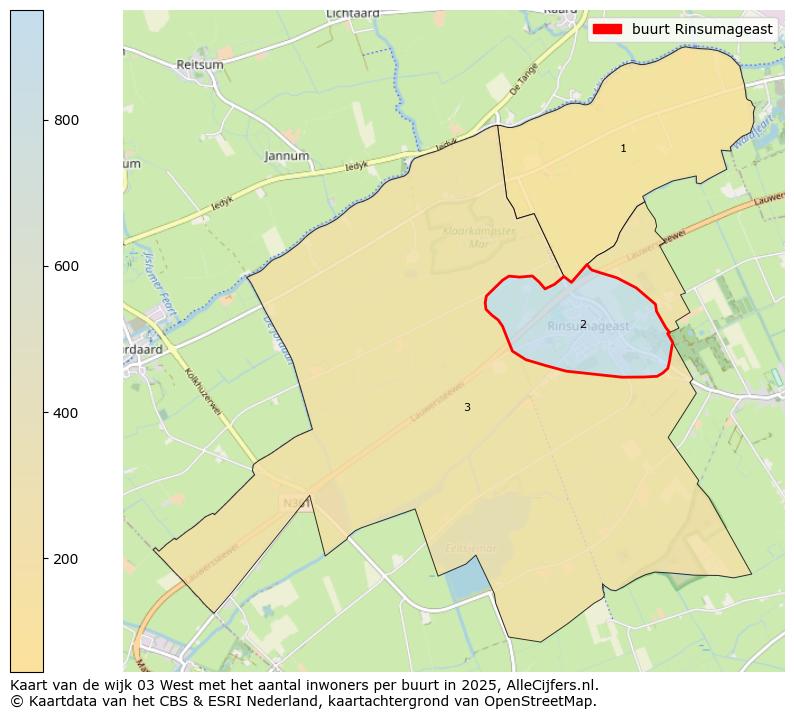 Afbeelding van de buurt Rinsumageast op de kaart.