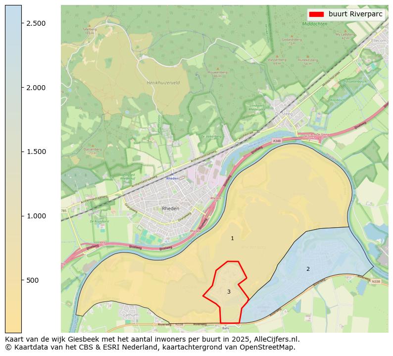 Afbeelding van de buurt Riverparc op de kaart.