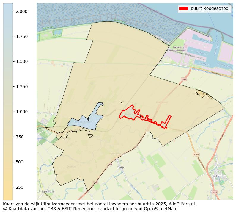 Afbeelding van de buurt Roodeschool op de kaart.