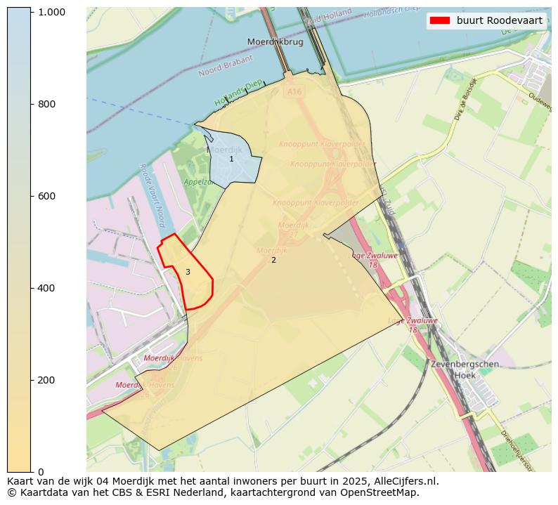 Afbeelding van de buurt Roodevaart op de kaart.