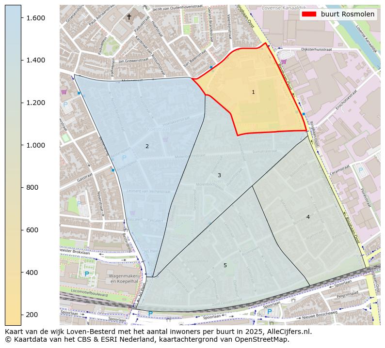 Afbeelding van de buurt Rosmolen op de kaart.