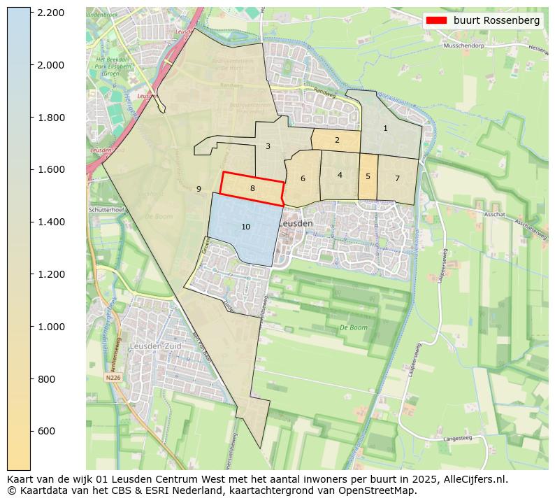 Afbeelding van de buurt Rossenberg op de kaart.