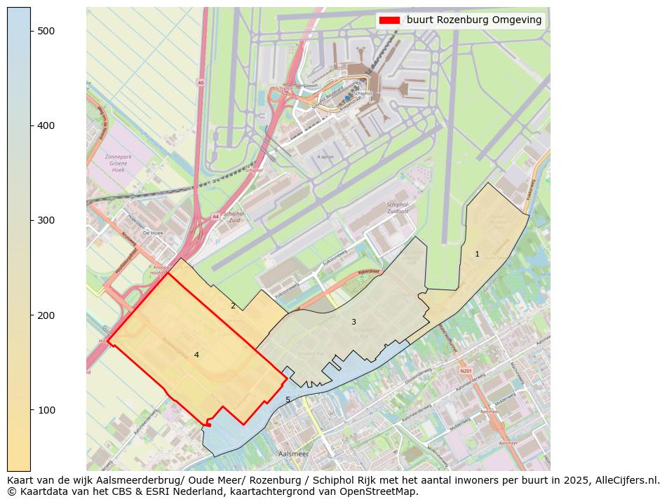 Afbeelding van de buurt Rozenburg Omgeving op de kaart.