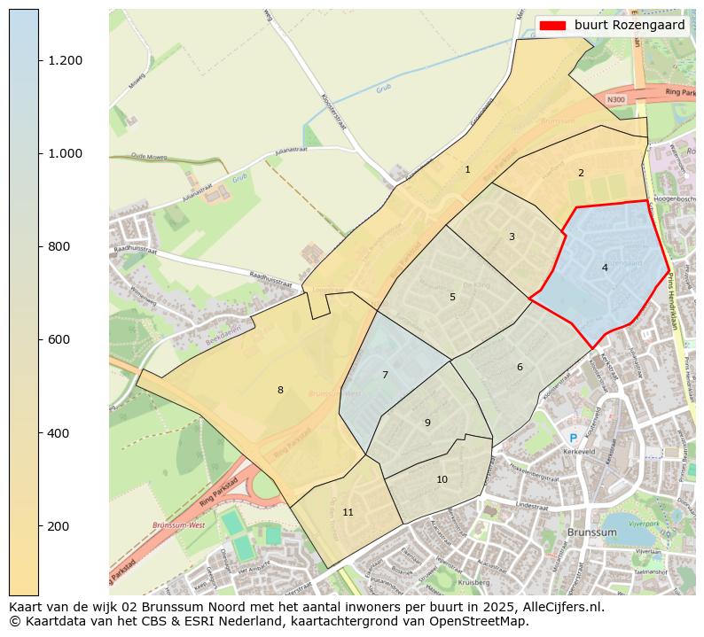 Afbeelding van de buurt Rozengaard op de kaart.