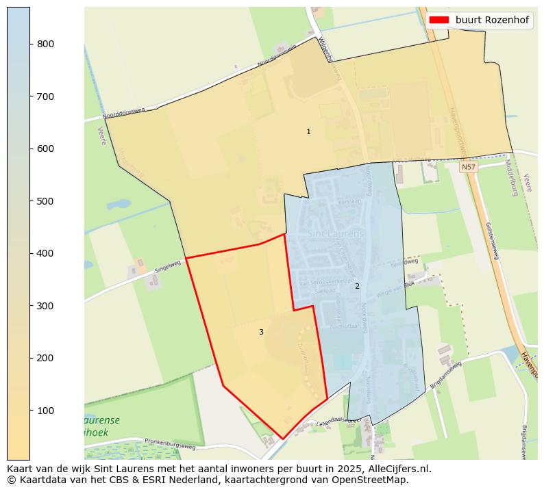 Afbeelding van de buurt Rozenhof op de kaart.