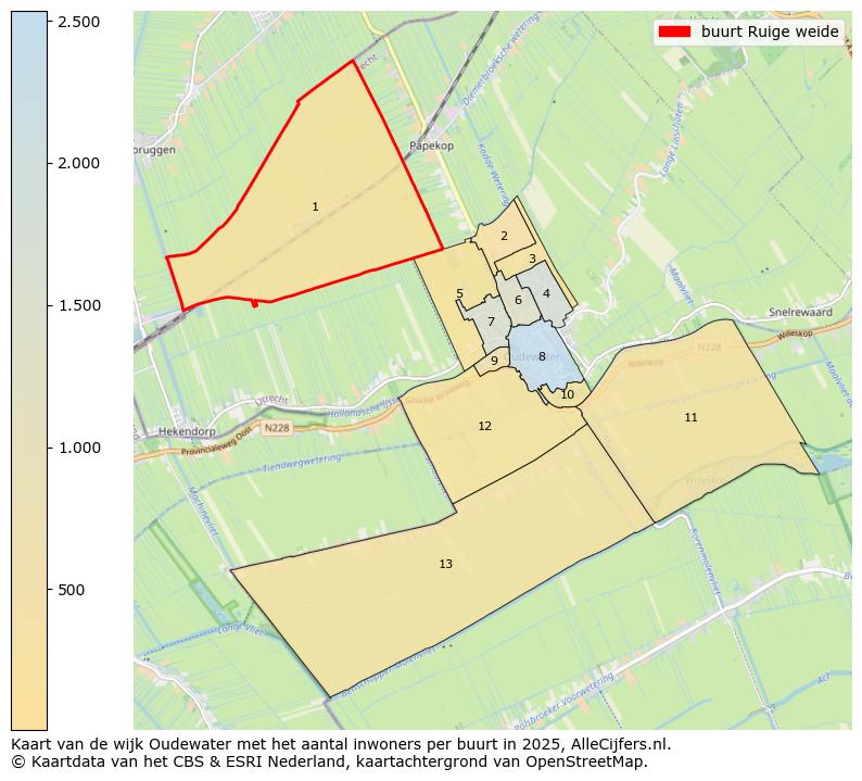 Afbeelding van de buurt Ruige weide op de kaart.