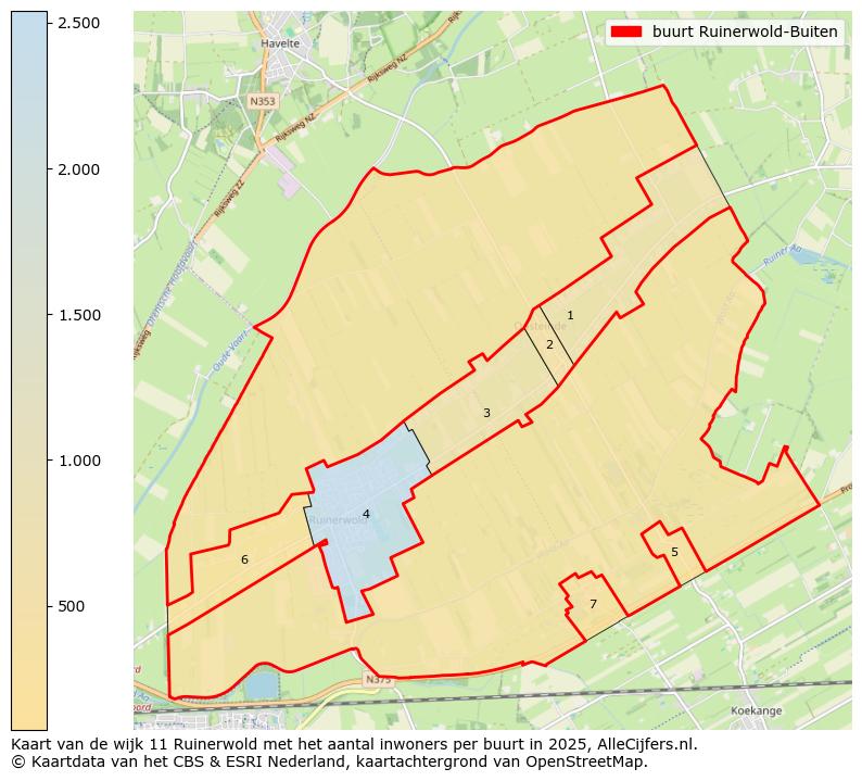 Afbeelding van de buurt Ruinerwold-Buiten op de kaart.