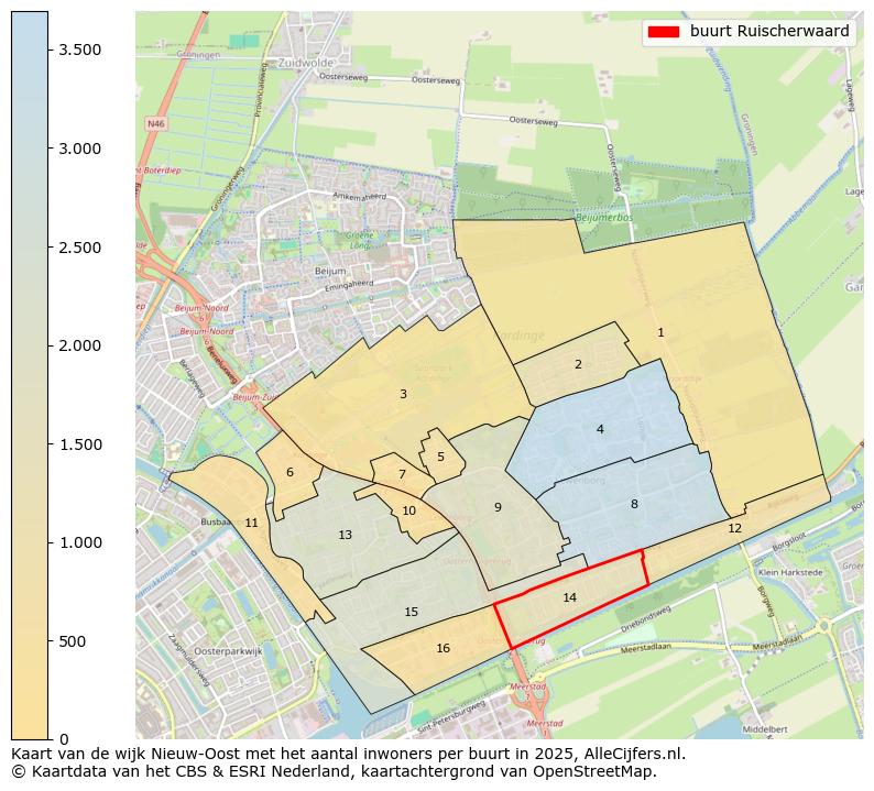 Afbeelding van de buurt Ruischerwaard op de kaart.
