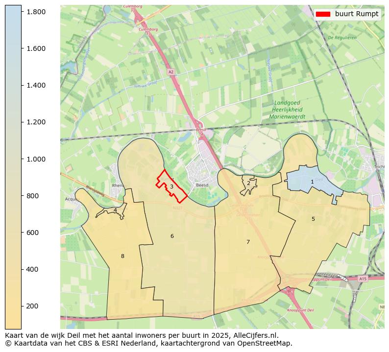 Afbeelding van de buurt Rumpt op de kaart.