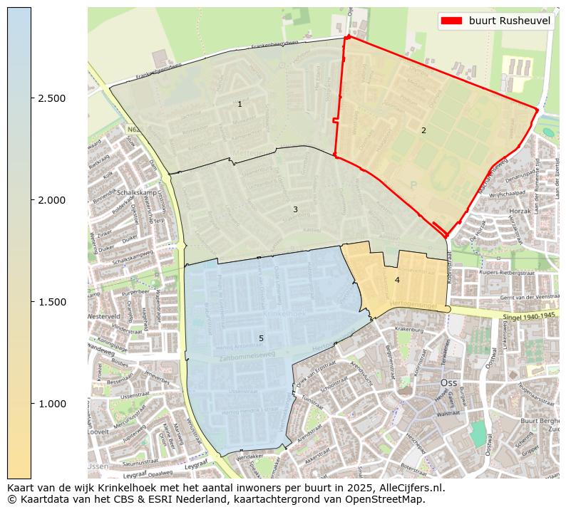 Afbeelding van de buurt Rusheuvel op de kaart.