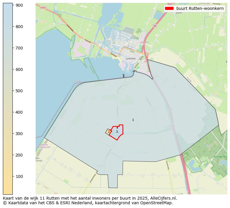 Afbeelding van de buurt Rutten-woonkern op de kaart.