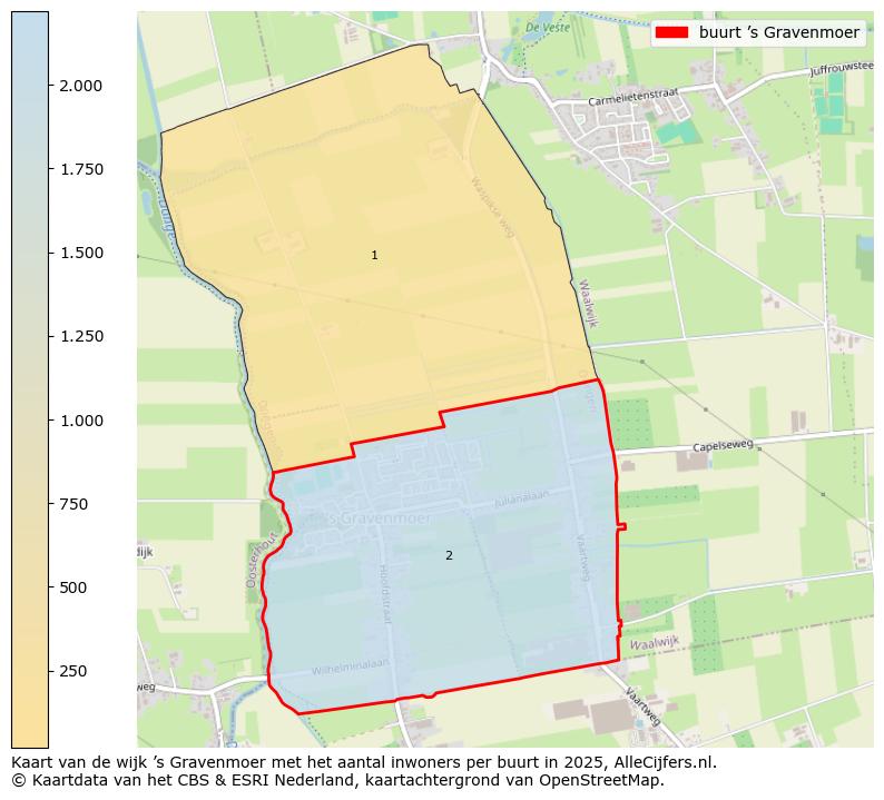 Afbeelding van de buurt ’s Gravenmoer op de kaart.