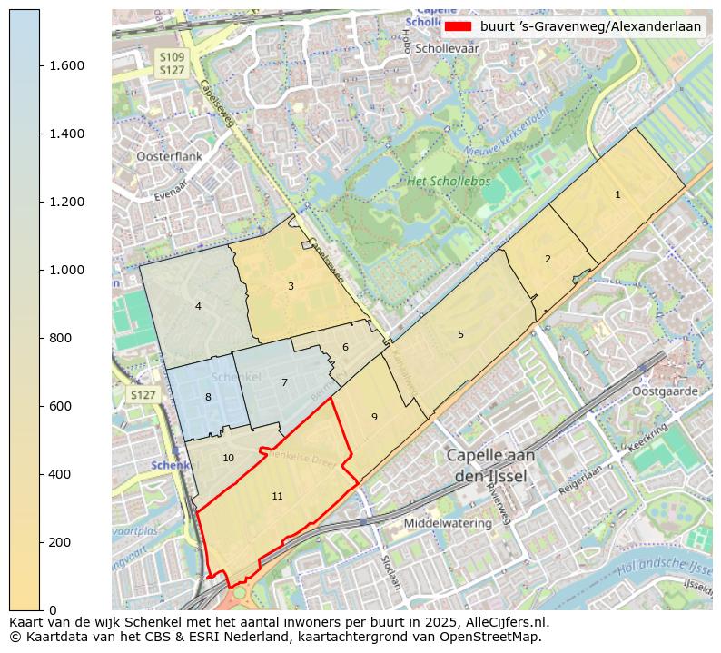 Afbeelding van de buurt ’s-Gravenweg/Alexanderlaan op de kaart.