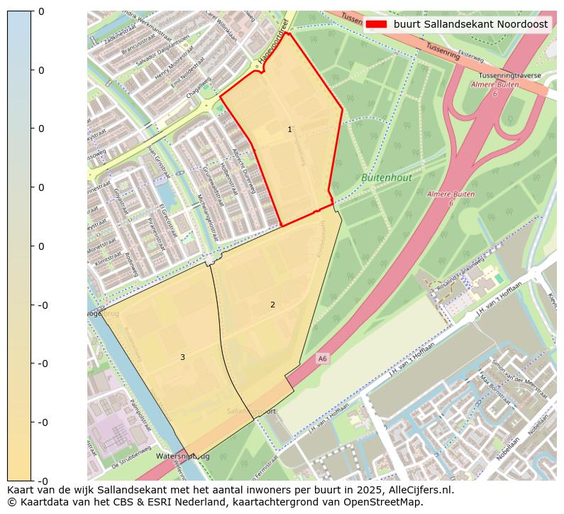 Afbeelding van de buurt Sallandsekant Noordoost op de kaart.
