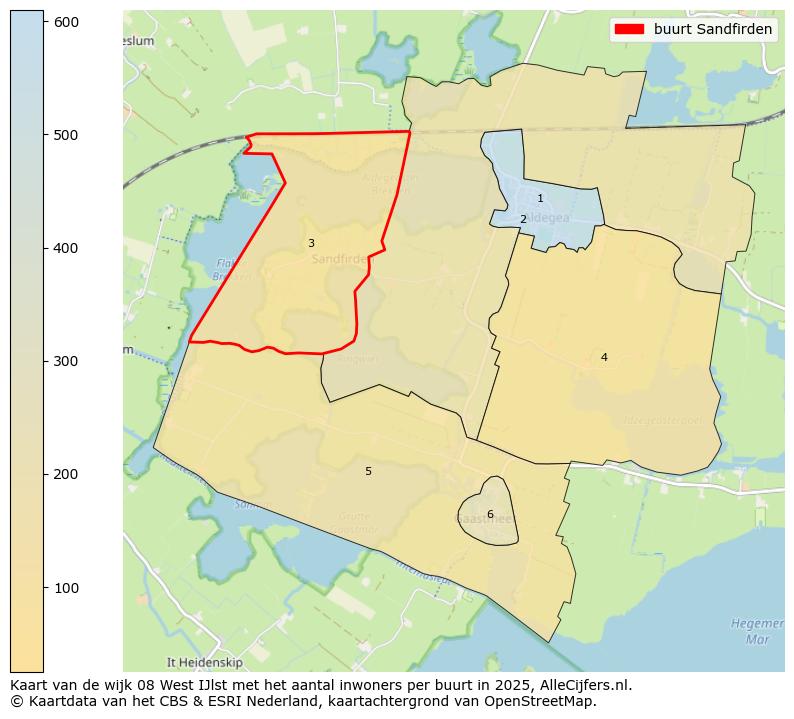 Afbeelding van de buurt Sandfirden op de kaart.