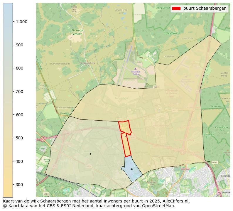 Afbeelding van de buurt Schaarsbergen op de kaart.