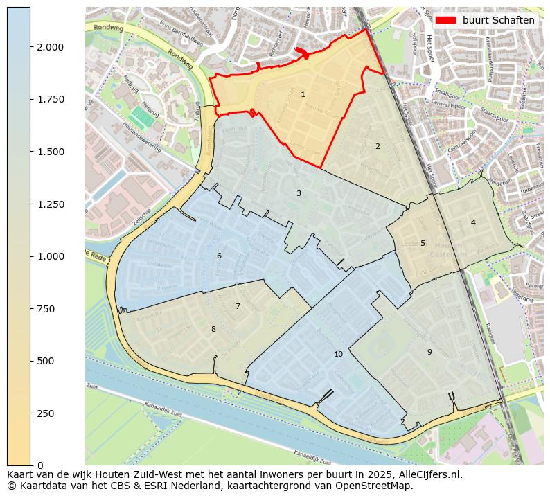 Afbeelding van de buurt Schaften op de kaart.
