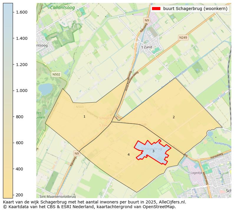 Afbeelding van de buurt Schagerbrug (woonkern) op de kaart.