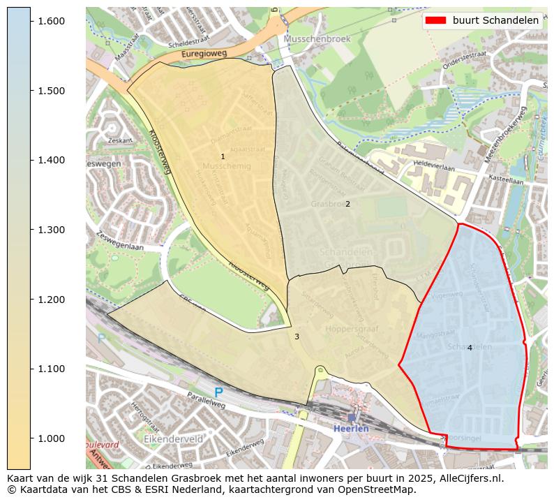 Afbeelding van de buurt Schandelen op de kaart.