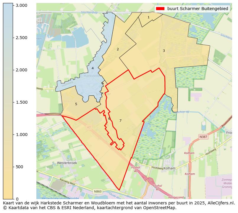 Afbeelding van de buurt Scharmer Buitengebied op de kaart.
