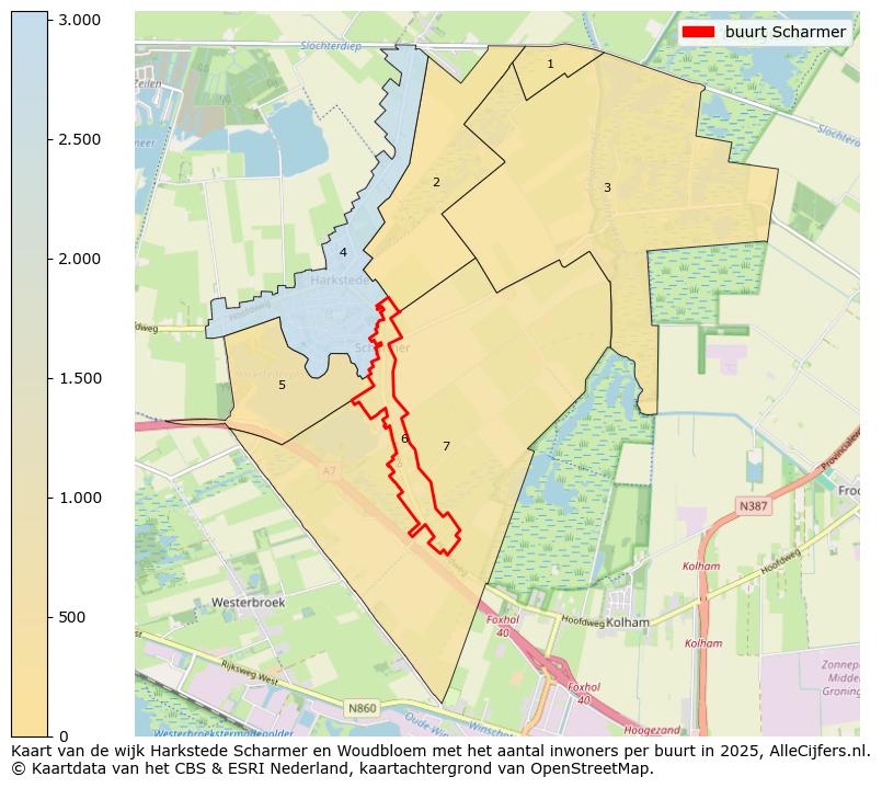 Afbeelding van de buurt Scharmer op de kaart.