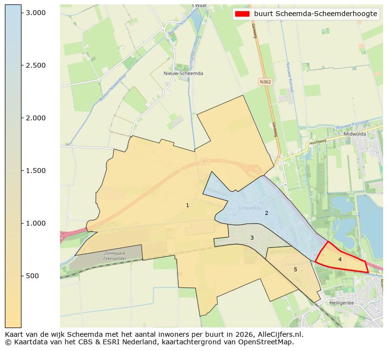Afbeelding van de buurt Scheemda-Scheemderhoogte op de kaart.
