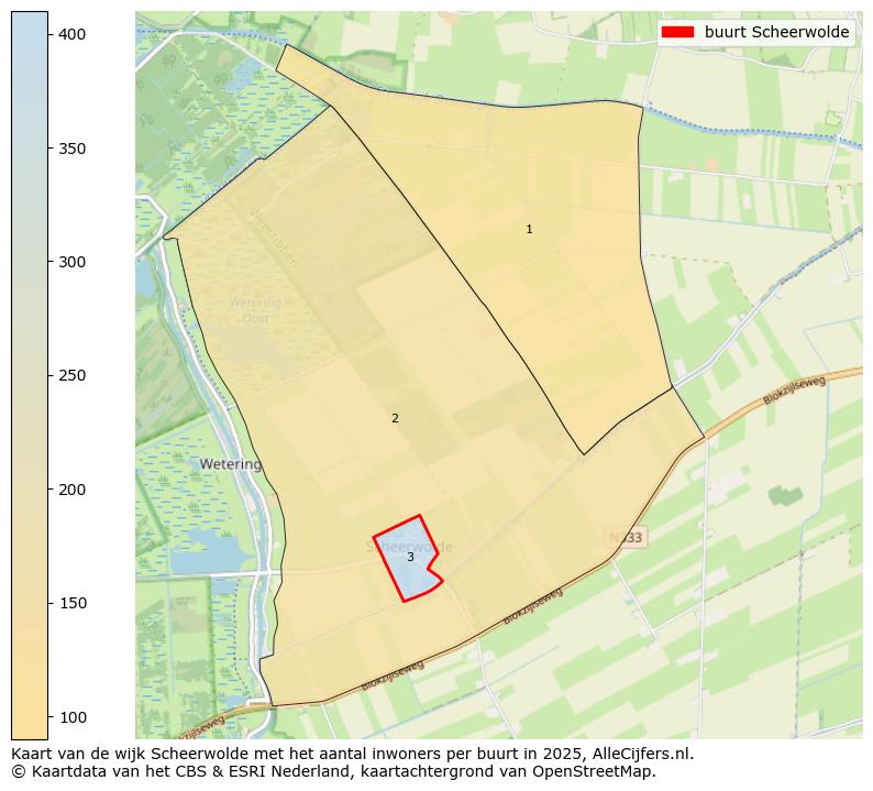 Afbeelding van de buurt Scheerwolde op de kaart.